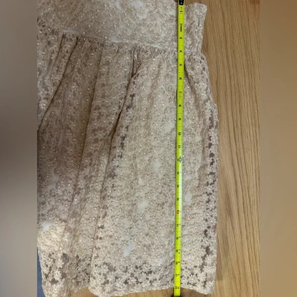 Noralee Mara Dress – Antique Daisy Champagne – Size 10 Girl - Picture 12 of 12